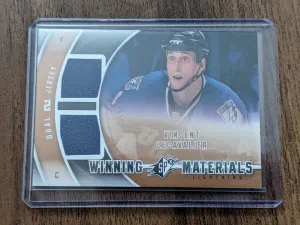 Vincent Lecavalier Winning Materials - 2011-12 SPX - Game Used Dual Jersey front