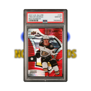 Trevor Zegras Red Allure Rookie front