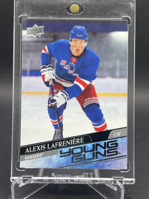 2020-21 Upper Deck Series 1 Alexis Lafreniere Young Guns Rookie #201 RC front