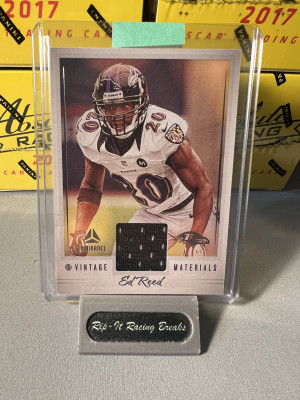 Ed Reed Vintage Materials Relic 2023 Luminance Football NFL Player Worn Baltimore Ravens front