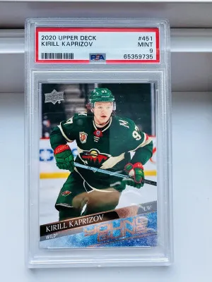 2020 Upper Deck Kirill Kaprizov Young Guns front