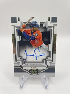 2023 Topps Tier One Jeremy Pena auto /299 front