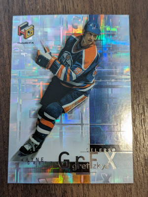 Wayne Gretzky Holo GRFX GG9 Oilers 1999 front