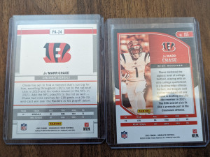 Ja'marr Chase Rookie Lot Bengals WR back