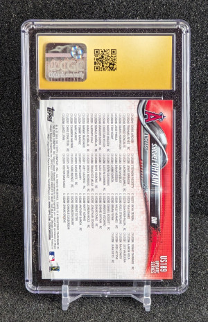 2018 Topps Update #US189 Shohei Ohtani Rookie RC Graded CGC 10 PRISTINE! back