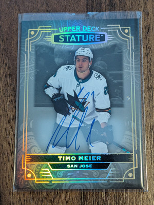 Timo Meier Stature Autograph front