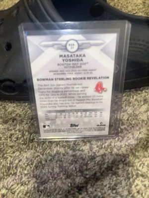 2023 Bowman Sterling Masataka Yoshida /99 back