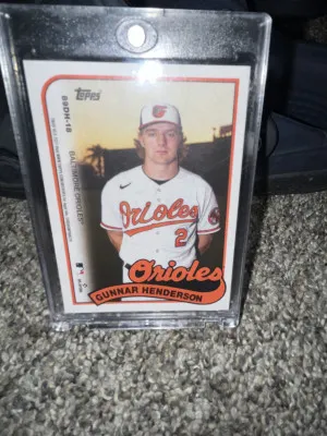 2023 Topps Archives Adley Rutschman/ Gunner Henderson Mirror Instert back