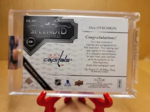 Splendor auto /24 Alex Ovechkin back