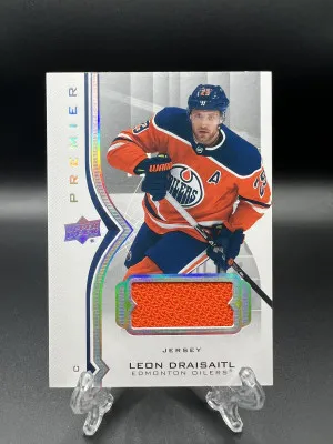 Leon Draisaitl 2020-21 Premier Jersey front