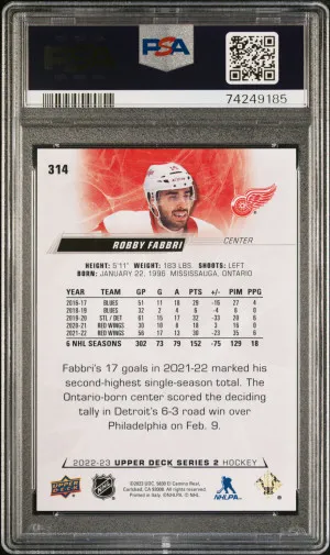 Robby Fabbri Exlusives /100 back