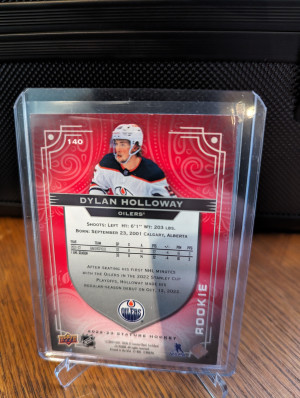 2022-23 Stature Dylan Holloway ROOKIE /75 back
