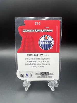 Wayne Gretzky 2014-15 OPC Platinum Stanley Cup Champs Die-Cuts back