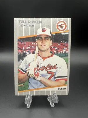 Bill "Billy" Ripken 1989 Fleer "FF" Error Card front