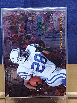 Playoff Marshall Faulk Card Show Insert front