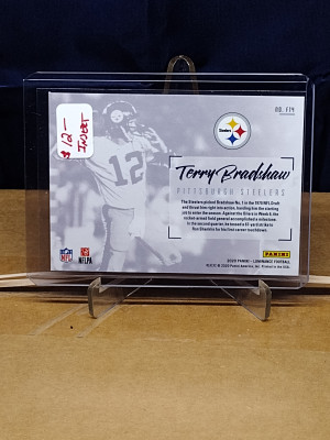 Luminance Terry Bradshaw #F14 Flash Insert back