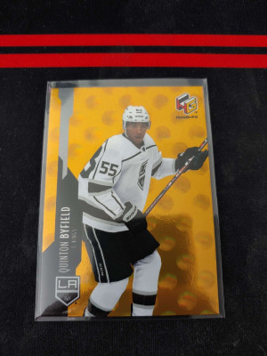 2021-22 UPPER DECK EXTENDED QUINTON BYFIELD HOLOGRFX GOLD #HG-14 RC front