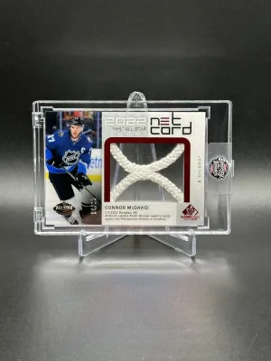 2022-23 SP Game Used Connor McDavid 2022 NHL All-Star Net Cord (04/35) front