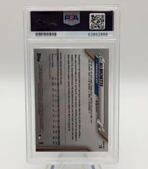 Bo Bichette 2020 Topps Complete Set Baseball Gold Stars SP RC #78 PSA 10 back