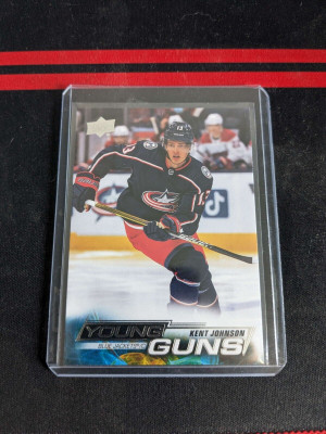 2022-23 UD Series 1 Young Guns - Kent Johnson #209 Rookie Card front
