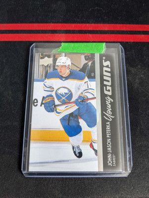 2021-22 Upper Deck Young Guns Rookie John-Jason Peterka Buffalo Sabres #711 front