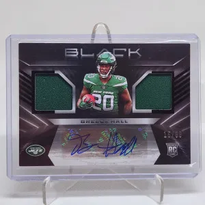 Breece Hall RPA /99 Panini Black front