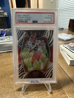 2021 select Travis kelce zebra front