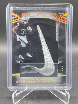 2022 Black Zamir white RPA 1/2 Nike Swoosh RPA SSP #SSR-ZWH front