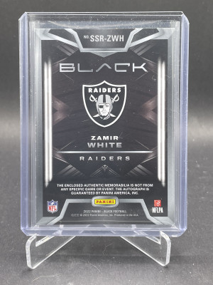 2022 Black Zamir white RPA 1/2 Nike Swoosh RPA SSP #SSR-ZWH back