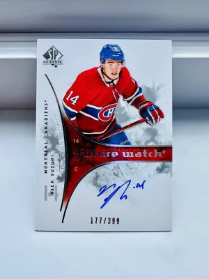 2019-20 Sp Authentic Nick Suzuki Future Watch Auto Retro #/399 (VERY CLEAN) on card auto. front