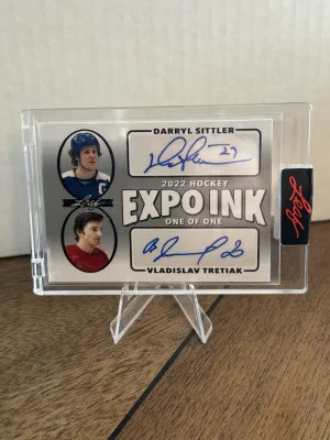 Leaf 1/1  DARRYL SITTLER &  VLADISLAV TRETIAK front