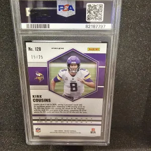 2021 mosaic kirk cousins orange fluorescent /25 back
