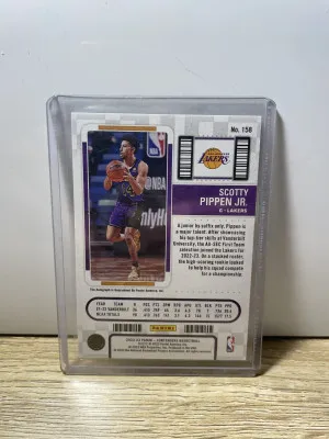 Scotty Pippen Jr Rookie Ticket Auto back