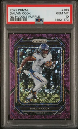 2022 Panini Prizm Dalvin Cook #188 PSA 10 front
