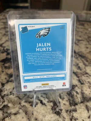2020 Optic Holo Jalen Hurts back