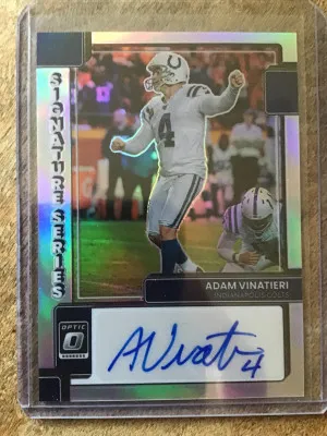 2022 Panini Optic Adam Vinatieri front