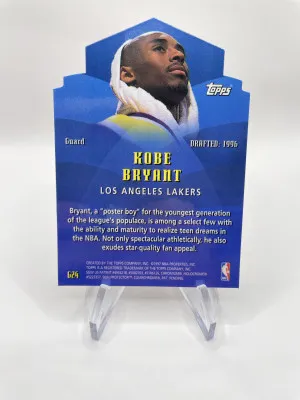 1997 Topps “Generations” Kobe Bryant Die-Cut back