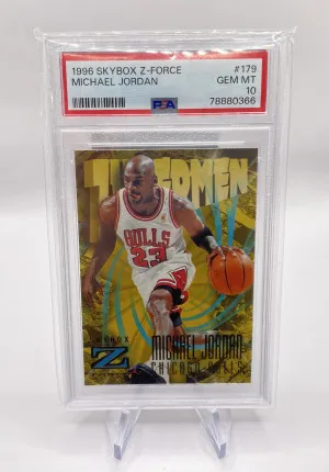 1996 SkyBox Z-Force Michael Jordan “ZuperMan” PSA 10 front
