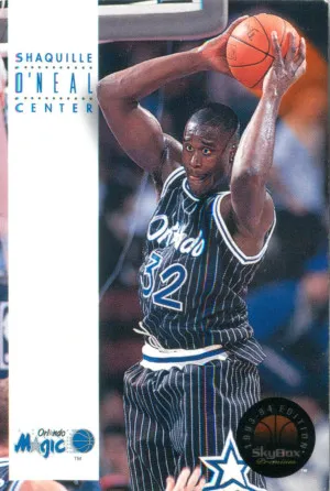 Shaquille O'Neal 1993-94 Hoops #133 Promotional Panel 2 front