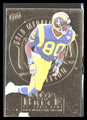 Isaac Bruce 1995 Ultra #272    Gold Medallion St. Louis Rams front