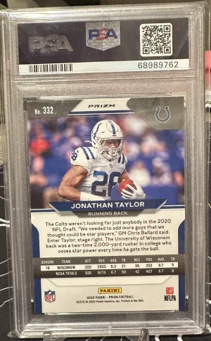 2020 Jonathan Taylor Red White Blue Prizm back