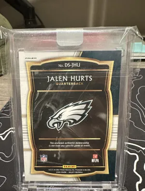 2020 Jalen Hurts Select Patch Red back