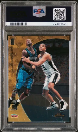 1998 Finest Mystery Kobe Bryant Tim Duncan back