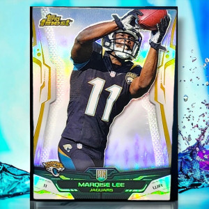 2014 Topps Finest Football Marquis Lee Jacksonville Jaguars ROOKIE REFRACTOR #114 front