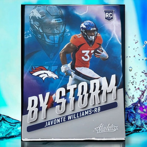 2021 Panini Absolute Football Javonte Williams Denver Broncos ROOKIE #bst-15 front