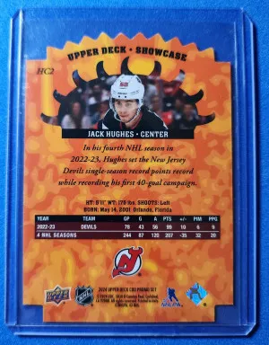 Jack Hughes Hot Commodities Certified Diamond Dealer Promo back