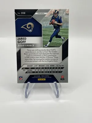 2016 Panini Prizm Jared Goff Silver Holo Rookie back