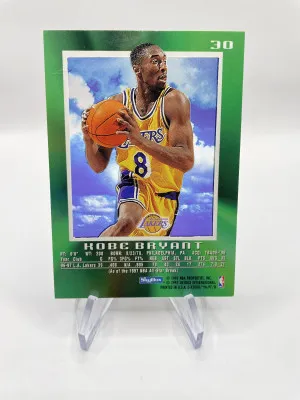 1996-97 Skybox E-X2000 Kobe Bryant Rookie Card RC #30 Los Angeles Lakers back