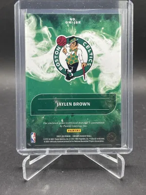 2021-22 Panini Orgins Materials Patch- Jaylen Brown /49 Boston Celtics back