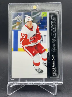 2021-22 Upper Deck Series 2 Lucas Raymond RED WINGS #464 Young Guns front